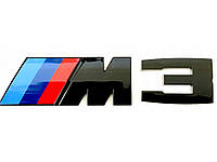 Автологотип шильдик емблема напис BMW M3 black глянець Emblems 327055