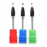 Насадка-фреза керамічна кукурудза , зелена середня насічка, фото 2