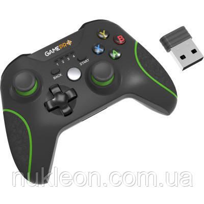 Популярний! Геймпад GamePro MG650B PS3/Android Wireless Black/Green (MG650B) - Краща якість тільки на Nukleon.com.ua