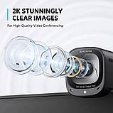 Веб-камера Anker PowerConf C200 2K із стерео мікрофоном, фото 5