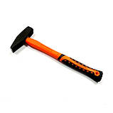 Молоток слюсарний 500 грам WF99007, молоток з гумовою ручкою 0,5 кг, фото 2