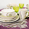 Сервіз столовий керамічний з малюнком на 4 персони, 16 предметів " Духмяні Трави" Certified International, фото 8