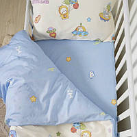 Детское постельное белье в кроватку сатин Вилюта 684, Дитячий, Бавовна 100%, 60x120х10 см на резинці, 1, 1,