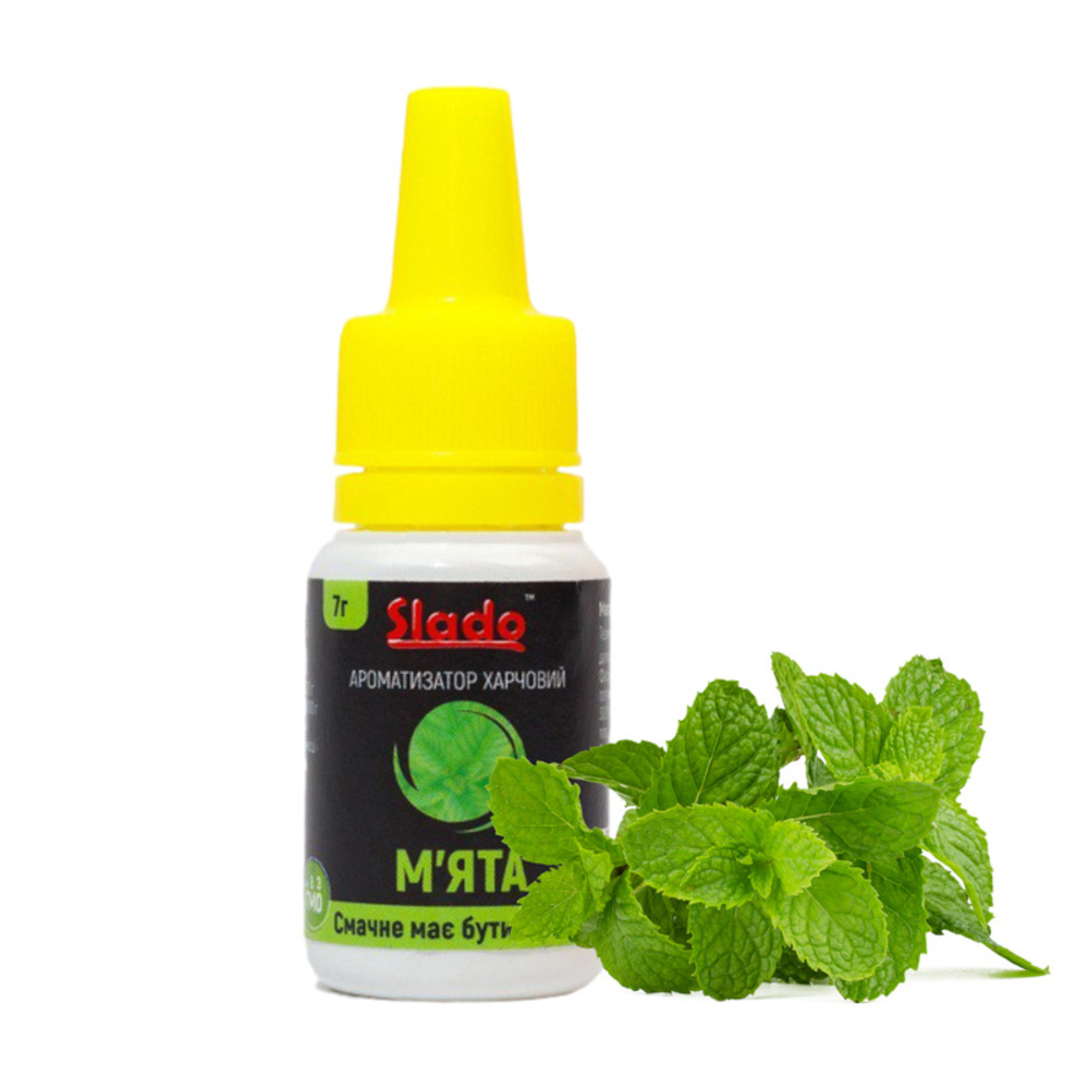 Ароматизатор харчовий Slado, М'ята, 7ml, фото 1