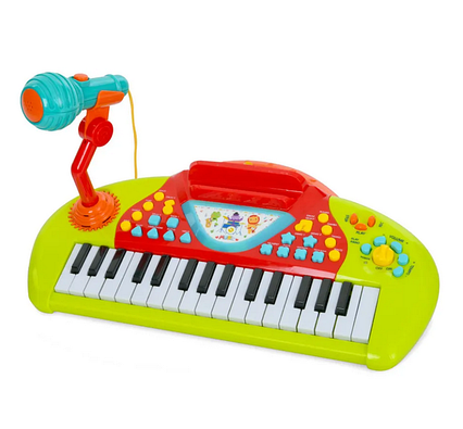 Дитяче ігрове піаніно LML7710(Red) з мікрофоном