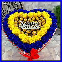 Солодкий новорічний подарунковий кіндер сюрприз набір для дочки на Новий рік, смачні подарункові бокси з цукерками до Різдва