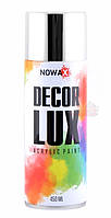 Акриловая краска NOWAX Decor Lux хром 450мл. аэрозоль (NX48041)