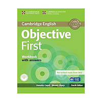 Книга Cambridge University Press Objective First Fourth Edition Workbook with answers and Audio CD 70 с