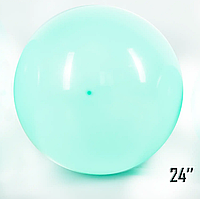 Латексна кулька Show 24"(60 см) Ice Green | Пастель зелений лід