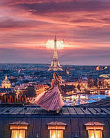 Картина за номерами SH51902 Вечір у Парижі 40x50 см