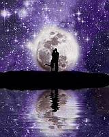 Картина за Номерами SH52861 Побачення під Місяцем 40x50 см