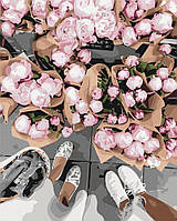 Картина по Номерам SH53320 Розовые Пионы 40x50 см