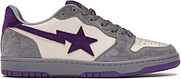 Кроссовки Bape Court Sta Mist Grey Royal Purple 001FWG701032X