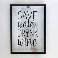 КОПИЛКА ДЛЯ ВИННЫХ ПРОБОК SAVE WATER DRINK WINE