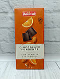 Чорний шоколад з різними смаками в асортименті Dolciando Fondente 100 г Італія, фото 3
