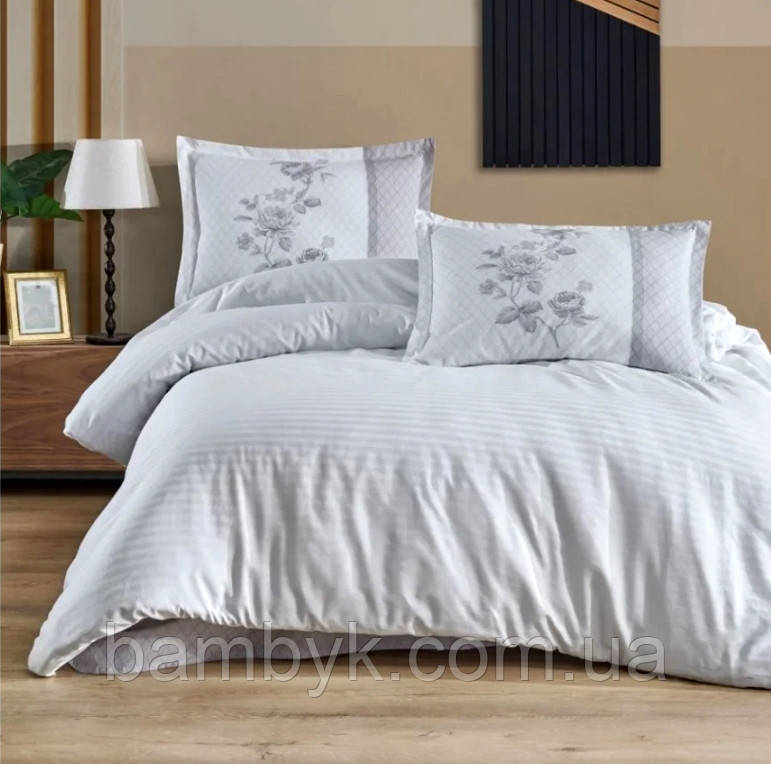 Постільна білизна Aran Clasy "Suave V-7" ранфорс Ranforce бавовняна євро розміру Туреччина
