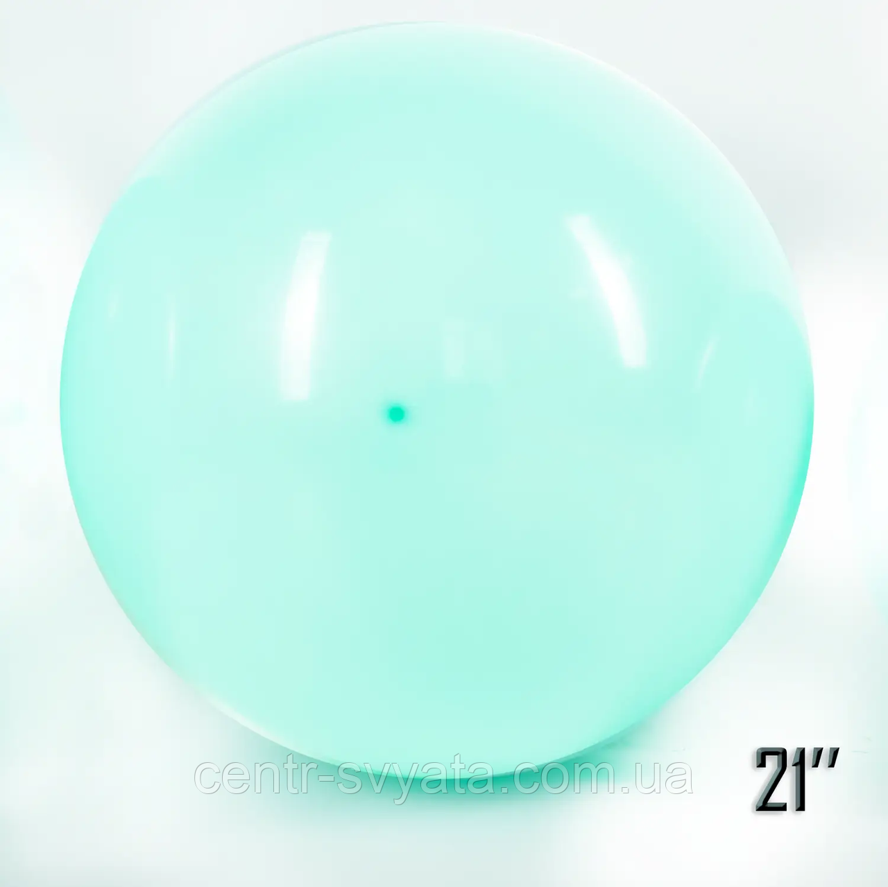 Латексна кулька Show 21"(52.5 см) Пастель Ice Green / холодна зелена