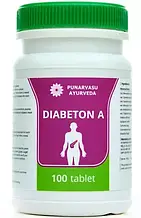 Діабетон А (Diabetone-A) 100табл. «Punarvasu» підвищений цукор, діабет 2-го типу.