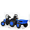 Дитячий трактор на акумуляторі з причепом, фото 9