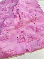 Американский хлопок для рукоделия, пэчворка, кукол, текстиля, облака на розовом, RJR Fabrics