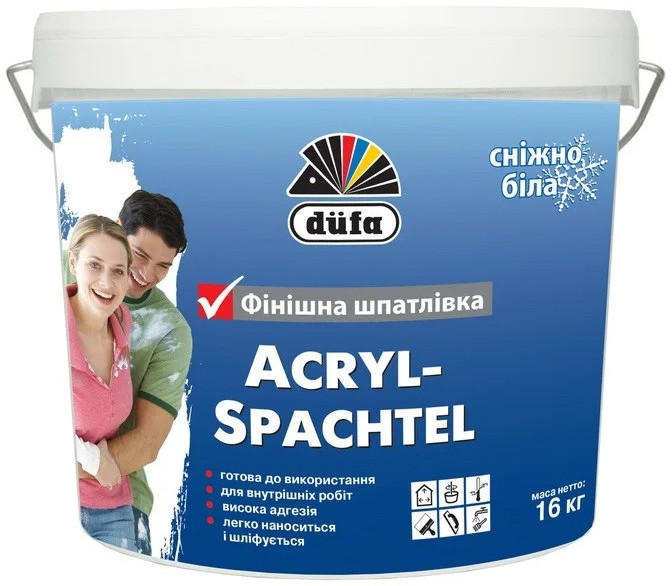 Дюфа шпаклівка 16 кг