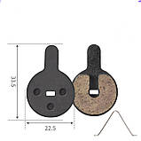 Гальмівні колодки велосипедні disk Rogtyo  Kugoo C1,Kugoo G2pro,NOVELA,YINXING,BOLIDS, фото 2