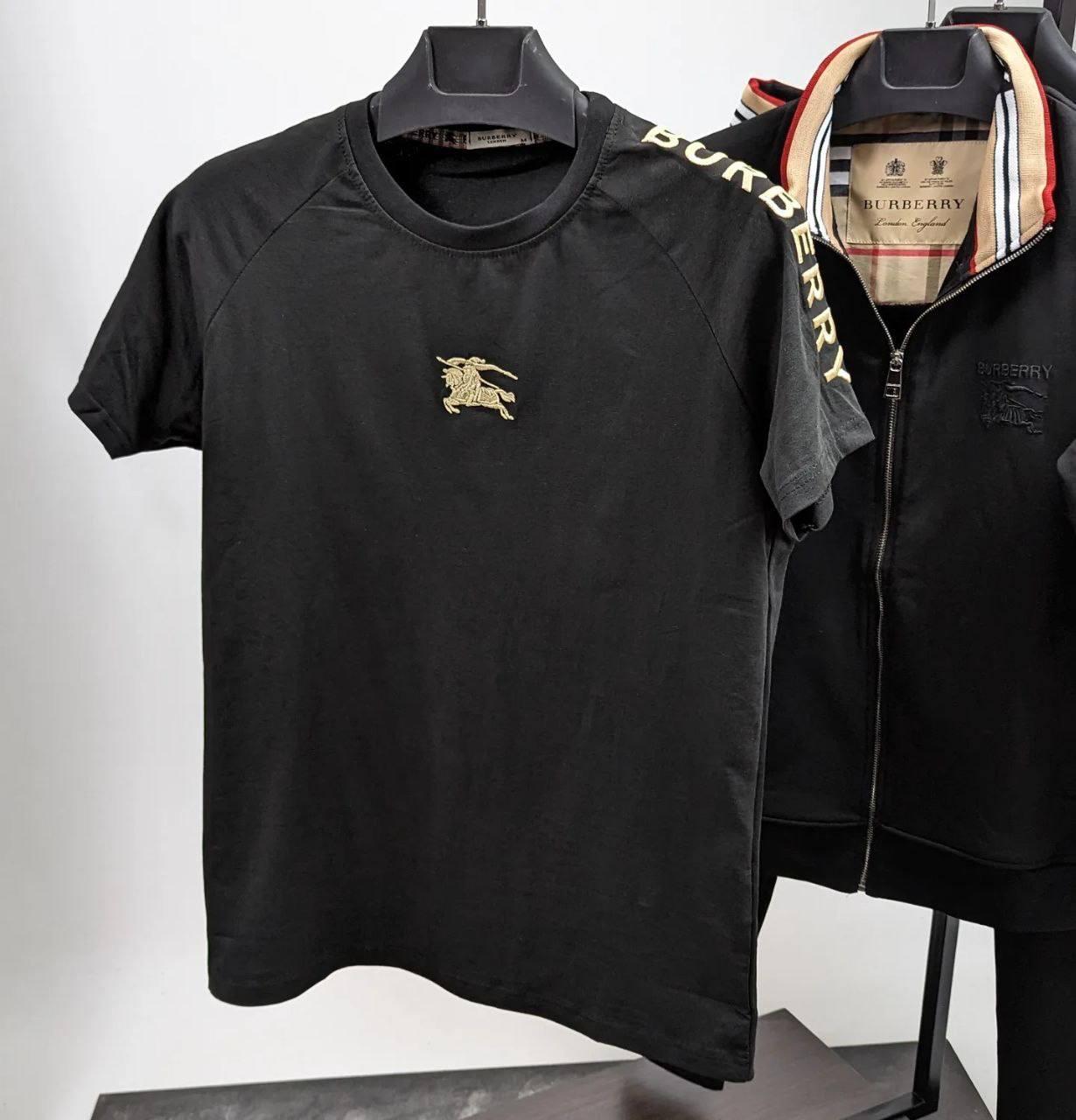 Чоловіча футболка Burberry CK7407 чорна S