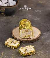 Турецкий лукум фитиль с фисташками антеп и сливочной начинкой Lokumgah