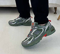 Кроссовки мужские New Balance 530 green silver 42 и 43 размер NB0018