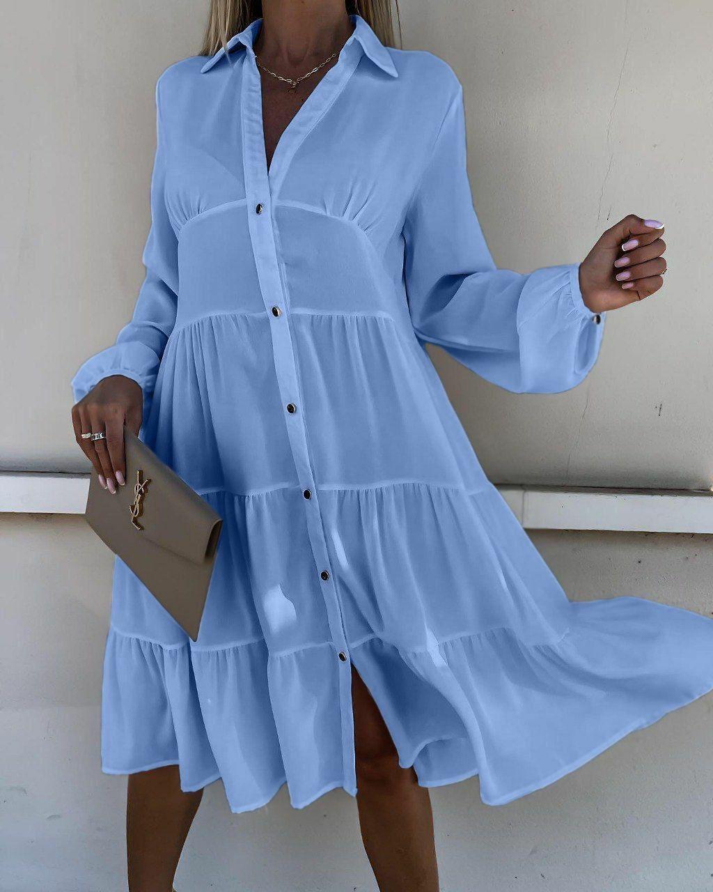 Сукня жіноча однотонна із софта з воланами (Норма), фото 1