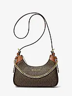 Женская сумка MICHAEL Michael Kors Wilma Small Signature Logo Crossbody Bag (35H3G3WC5B) BROWN