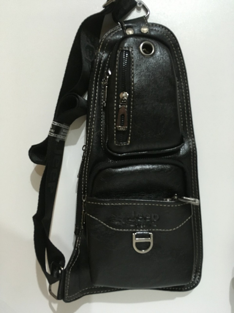 Чоловіча сумка через плече Jeep777 чорна Лучшая цена, фото 1