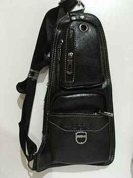 Чоловіча сумка через плече Jeep777 чорна Лучшая цена