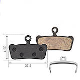 Гальмівні колодки велосипедні disk Rogtyo Avid Sram XO E7 T9 Trail4, фото 2