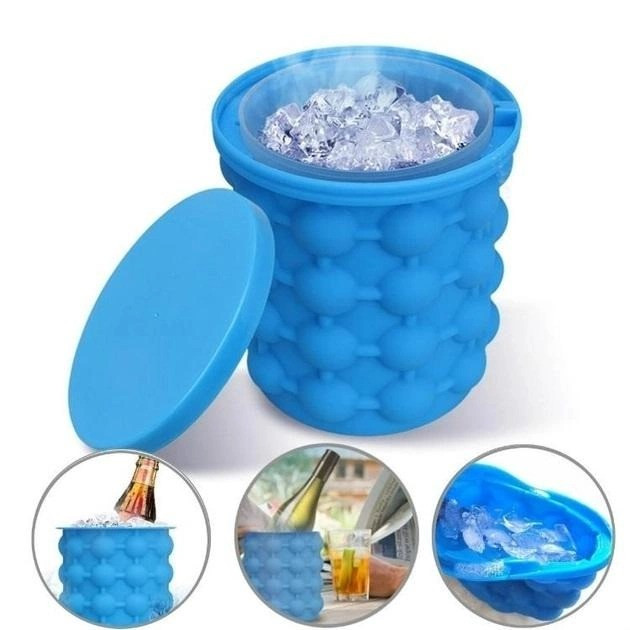 Силіконове відро форма для льоду Ice Genie льодяниця для охолодження напоїв