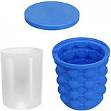 Силіконове відро форма для льоду Ice Genie льодяниця для охолодження напоїв, фото 4