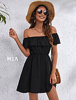 Неперевершена жіноча сукня, плаття Розмір : 42/46 (Універсал) Кольори - чорний, електрик , хакі