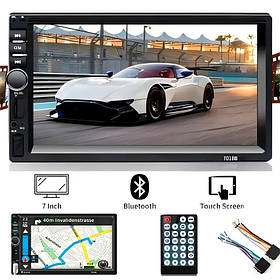 Автомагнітола з екраном 7018 short (коротка) USB+Bluetooth 2DIN 7 дюймів