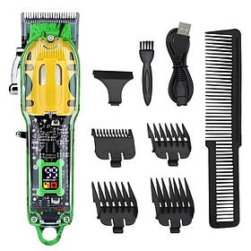 Машинка для стриження волосся HAIR CUTTER LY-452 прозора акумуляторна