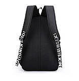 Рюкзак Music з USB світиться в темряві з USB Чорний, фото 2