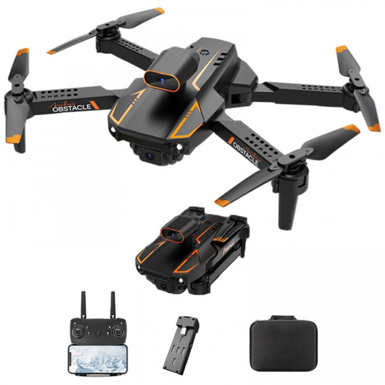 Квадрокоптер S91 з подвійною камерою FPV Wi Fi FPV, Wi-Fi 1 акумулятор Чорний