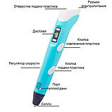 Дитячий набір 3D-ручка Pen 6+ планшет для малювання 3D PEN AND436 набір для творчості, фото 5