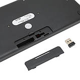 Набір бездротова клавіатура та миша Wireless 902 для ПК і ноутбука Чорний, фото 3