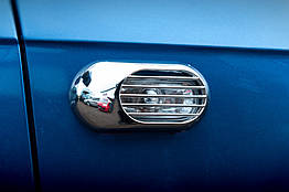 Решітка на повторювач Овал Carmos для Audi A3 2003-2012 рр. ABS-пластик (2 шт)