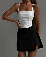 Женская юбка мини ткань костюмка M/L