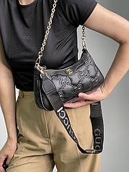 🔥 Gucci Ophidia Small Handbag Black Leather