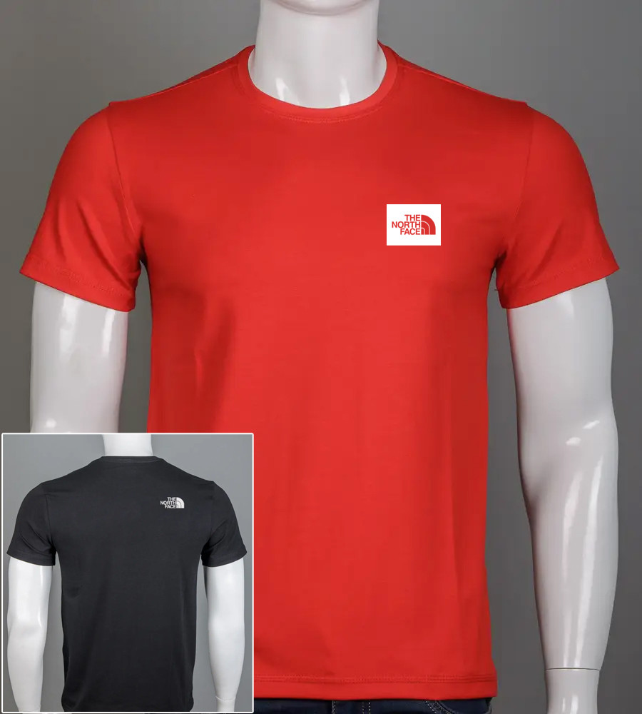 Футболка чоловіча TheNorthFace 2407м (Уп.4шт M-XXL), Червоний, фото 1