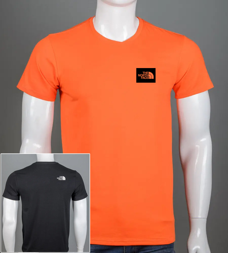 Футболка чоловіча TheNorthFace 2407м (Уп.4шт M-XXL), Помаранч