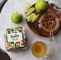 Фруктовый яблочный органический чай Lazika 250 г, чай с яблоками, апельсином и корицей