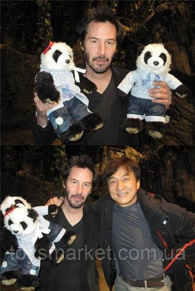 Киану Ривз, Джеки Чан и плюшевые панды